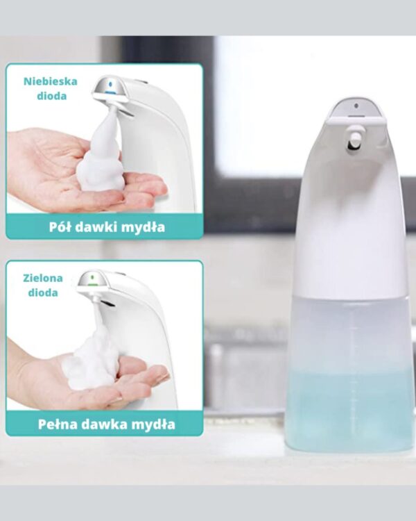 Automatyczny dozownik do mydła (4) Automatyczny dozownik do mydła infografika