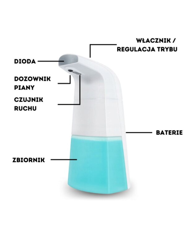 Automatyczny dozownik do mydła (9) Automatyczny dozownik do mydła opis