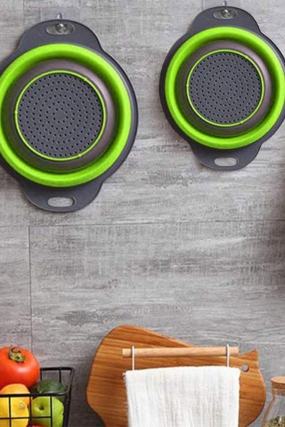 Durszlak silikonowy składany cedzak sitko ociekacz