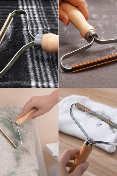 Usuwanie zmechaceń z ubrania za pomocą golarki