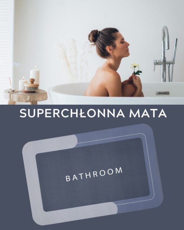 Mata dywanik łazienkowy szybkoschnący (9) mata dywanik łazienkowy