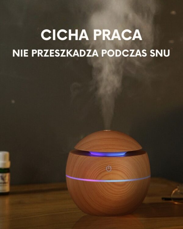 Nawilżacz powietrza w kształcie kuli