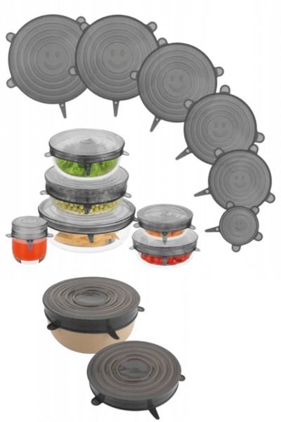 Pokrywki silikonowe uniwersalne na garnek