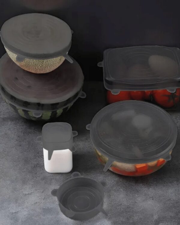 Pokrywki silikonowe uniwersalne na garnek