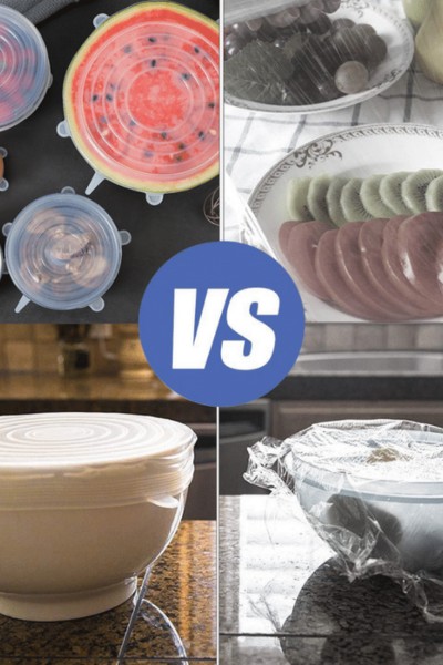 Pokrywki silikonowe uniwersalne na garnek