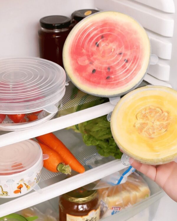 Pokrywki silikonowe uniwersalne na garnek