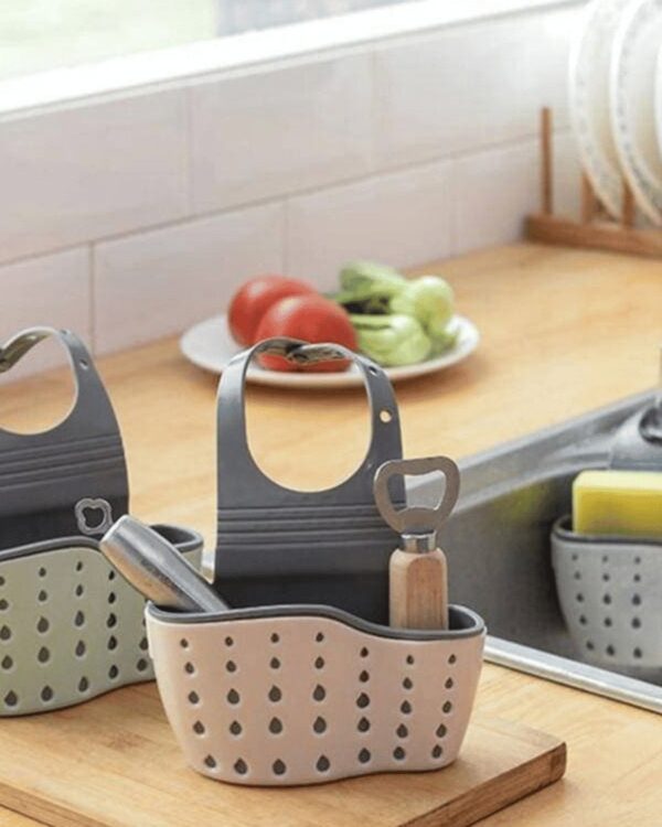 Przybornik kuchenny organizer do zlewu umywalki (3) Przybornik kuchenny organizer do zlewu umywalki