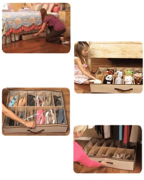 Pudełko organizer na buty x 12 par (4) Organizer na buty