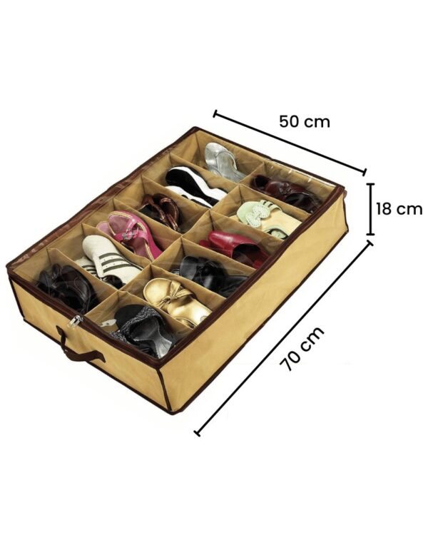 Pudełko organizer na buty x 12 par (6) Organizer na buty wymiary