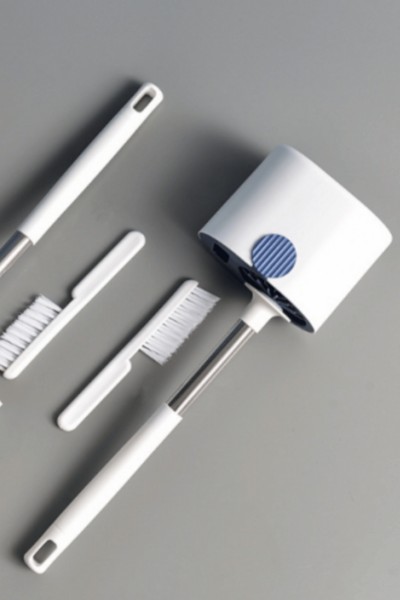 Szczotka silikonowa do WC zestaw