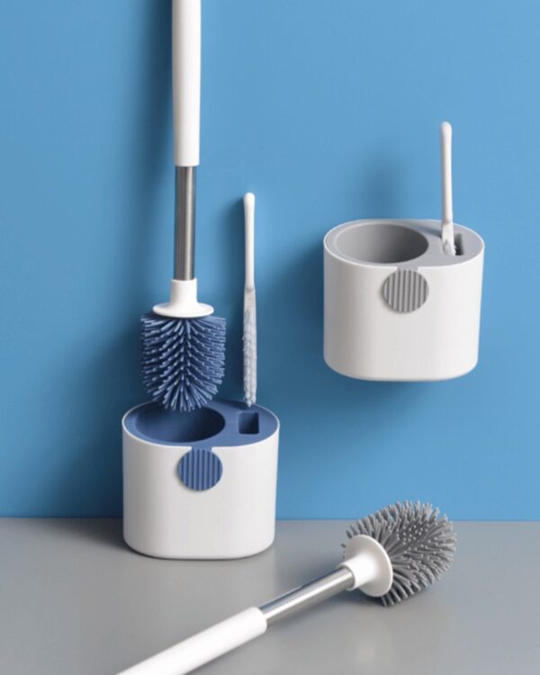 Szczotka silikonowa do WC (4) Szczotka silikonowa do WC