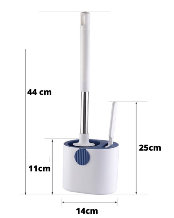 Szczotka silikonowa do WC (5) Szczotka silikonowa do WC wymiary