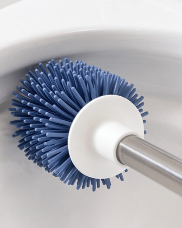 Szczotka silikonowa do WC (6) Czyszczenie muszli klozetowej szczotką silikonową do WC