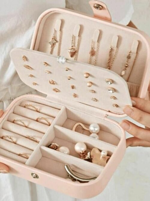 Szkatułka kuferek organizer na biżuterię duża