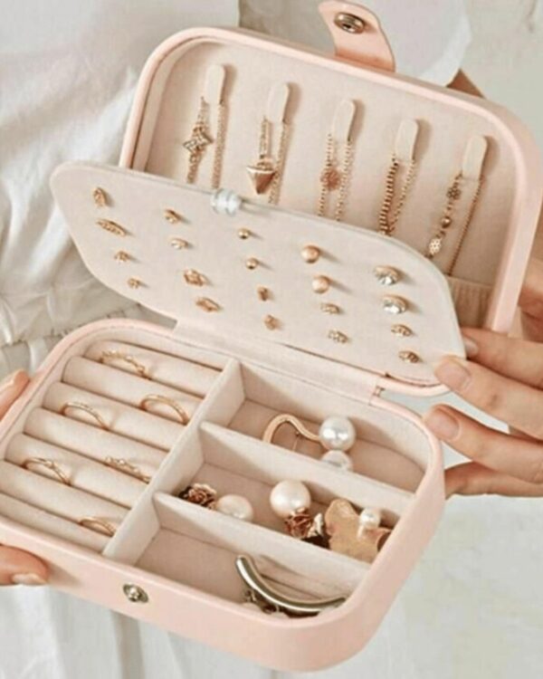 Szkatułka kuferek organizer na biżuterię duża (10) Szkatułka kuferek organizer na biżuterię duża