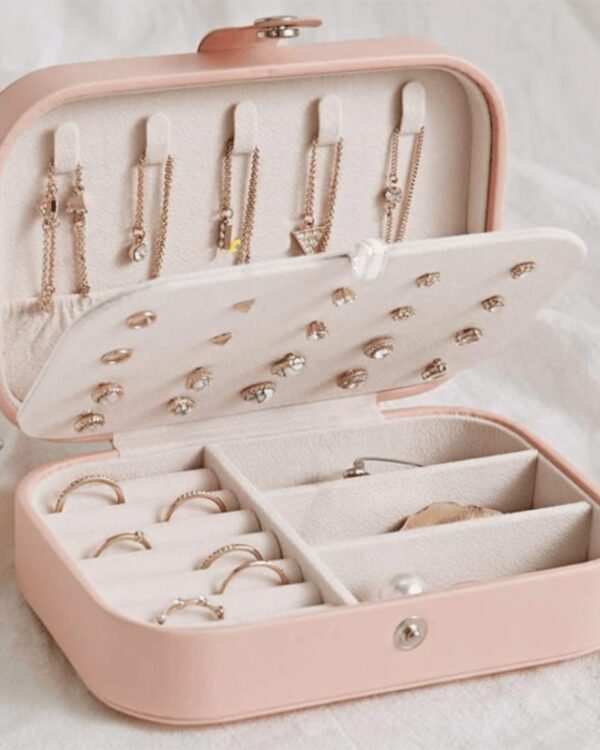 Szkatułka kuferek organizer na biżuterię duża (2) Szkatułka kuferek organizer na biżuterię duża