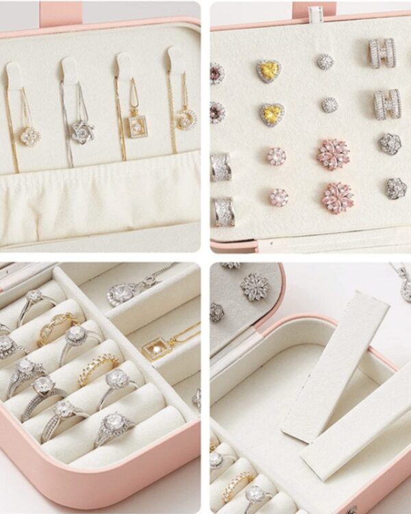 Szkatułka kuferek organizer na biżuterię duża (9) Szkatułka kuferek organizer na biżuterię duża