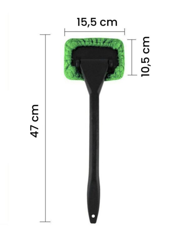 Uniwersalna szczotka do szyb mikrofibra długa (10) Szczotka z mikrofibrą wymiary