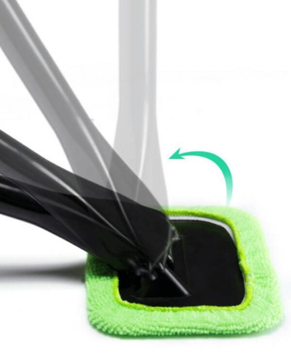 Uniwersalna szczotka do szyb mikrofibra długa (3) Szczotka z mikrofibrą zakres ruchów