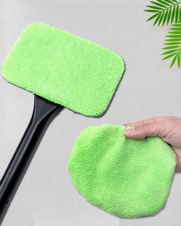 Uniwersalna szczotka do szyb mikrofibra długa (5) Szczotka z mikrofibrą