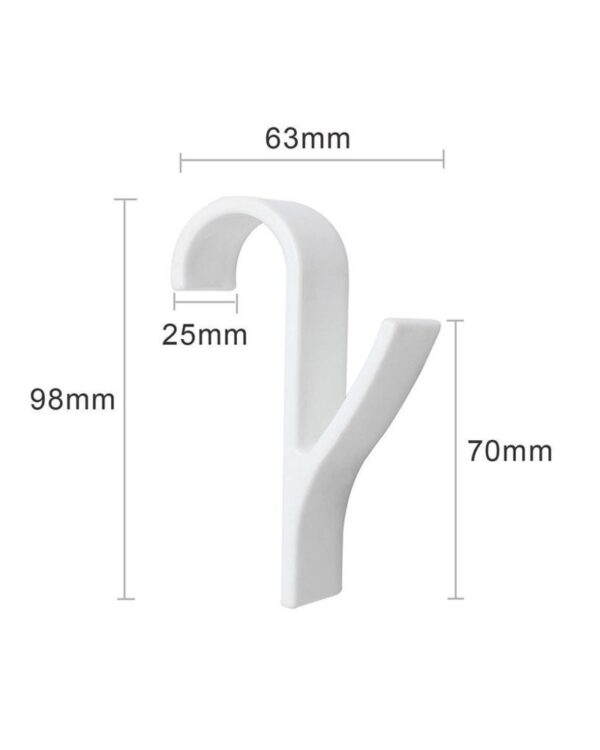 Wieszak haczyk na grzejnik kaloryfer łazienkowy (4) Haczyk na grzejnik łazienkowy wymiary