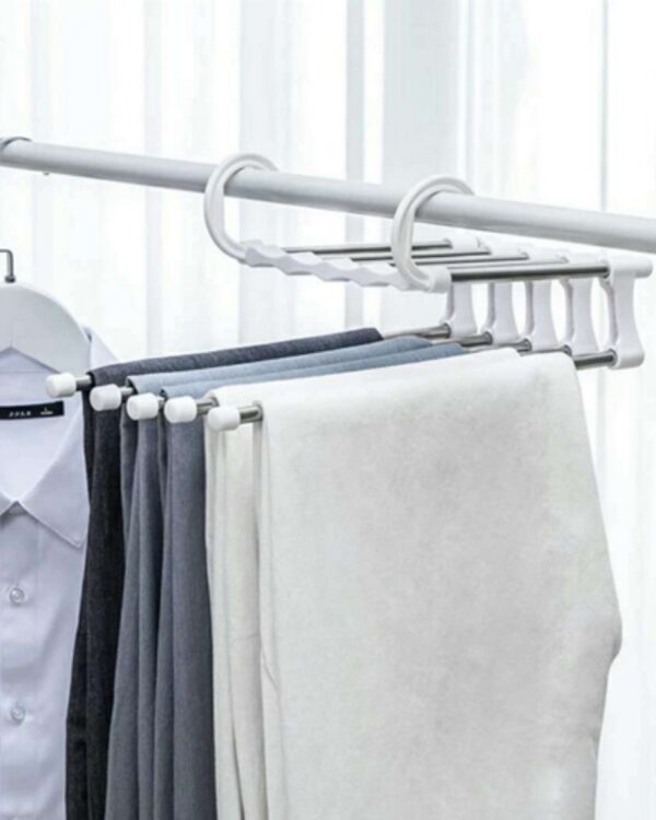 Spodnie na wieszaku na 5 par spodni