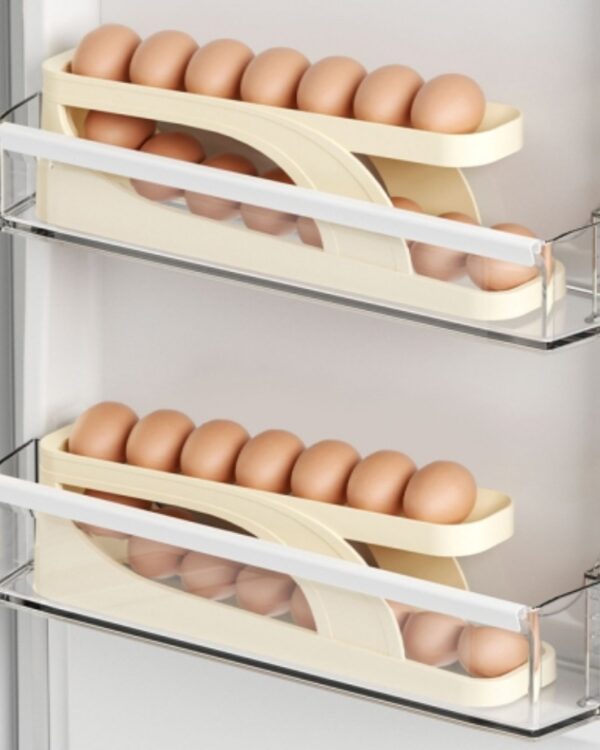 Pojemnik do przechowywania jajek dwupoziomowy automatyczny