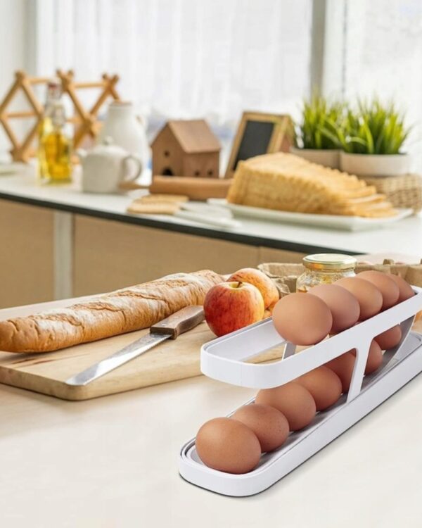 Pojemnik do przechowywania jajek dwupoziomowy automatyczny