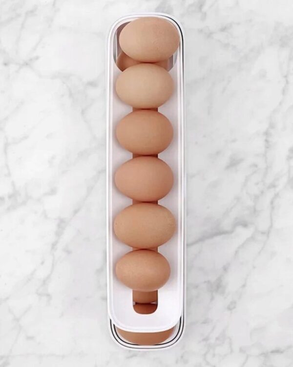 Pojemnik do przechowywania jajek dwupoziomowy automatyczny