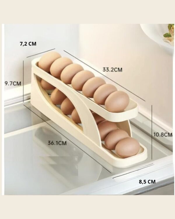 Pojemnik do przechowywania jajek dwupoziomowy automatyczny wymiary