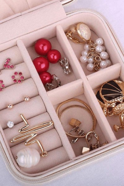 Szkatułka kuferek organizer na biżuterię mała