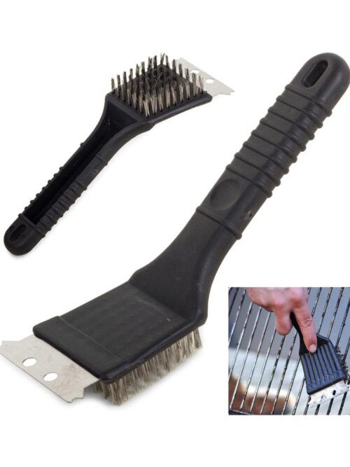 Szczotka skrobak do czyszczenia grilla rusztu 2w1