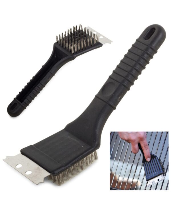 Szczotka skrobak do czyszczenia grilla rusztu 2w1 Szczotka skrobak do czyszczenia grilla rusztu 2w1