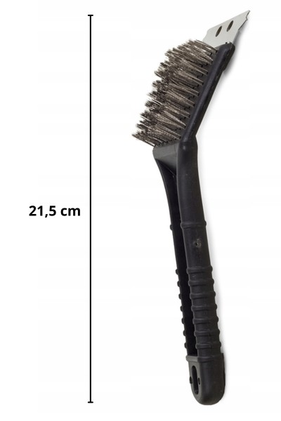 Szczotka skrobak do czyszczenia grilla rusztu 2w1 wymiary