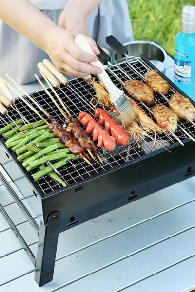 grill przenosny skladany walizka weglowy