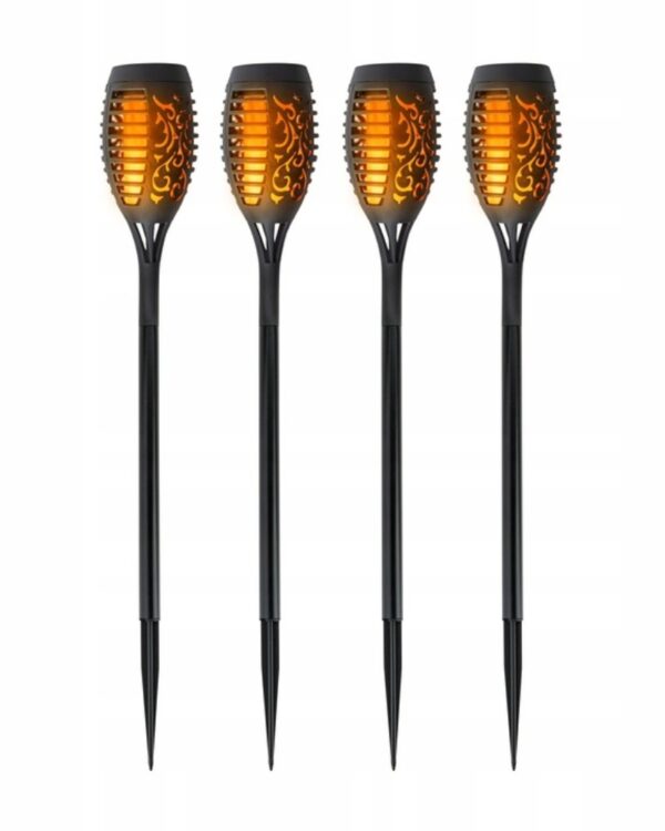 Lampa LED solarna płomień Lampa LED solarna płomień
