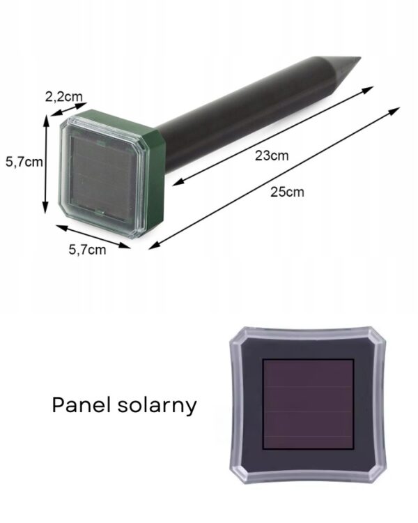 odstraszacz solarny na krety gryzonie odstraszacz solarny na krety gryzonie wymiary