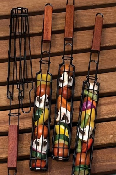 GRILL PRO Kosz do grillowania warzyw, mięs, szaszłyków stalowy 49cm