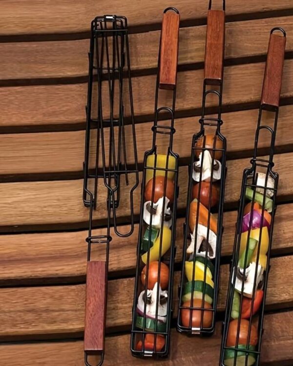 GRILL PRO Kosz do grillowania warzyw, mięs, szaszłyków stalowy 49cm