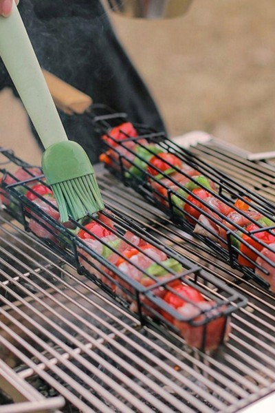 GRILL PRO Kosz do grillowania warzyw, mięs, szaszłyków stalowy 49cm