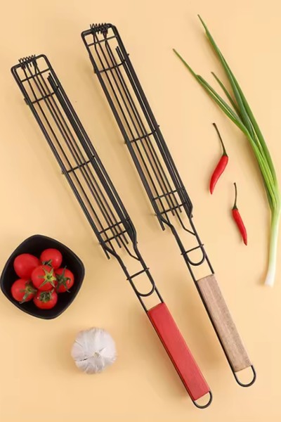 GRILL PRO Kosz do grillowania warzyw, mięs, szaszłyków stalowy 49cm