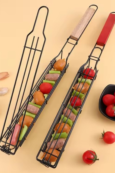 GRILL PRO Kosz do grillowania warzyw, mięs, szaszłyków stalowy 49cm