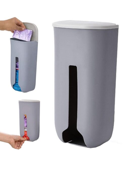 Pojemnik na reklamówki siatki torby organizer na worki kuchenny na ścianę