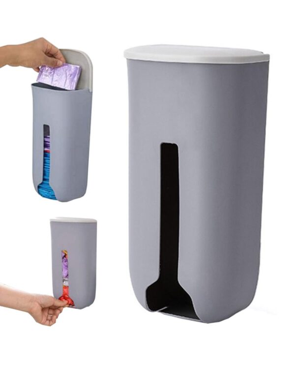 Pojemnik na reklamówki siatki torby organizer na worki kuchenny na ścianę