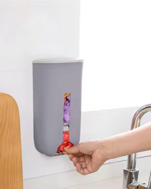 Pojemnik na reklamówki siatki torby organizer na worki kuchenny na ścianę