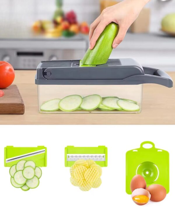 Krajalnica szatkownica do warzyw i owoców 15W1 (12) Krajalnica szatkownica do warzyw i owoców 15W1