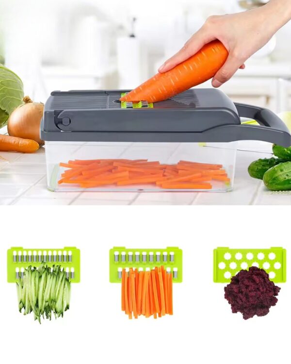 Krajalnica szatkownica do warzyw i owoców 15W1 (13) Krajalnica szatkownica do warzyw i owoców 15W1