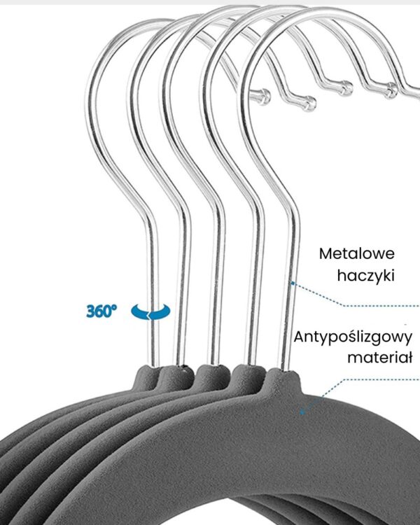Wieszaki na koszule antypoślizgowe Wieszaki na koszule antypoślizgowe