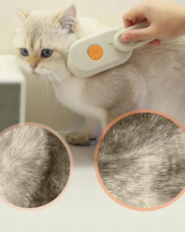 PetSpa Szczotka parowa dla kota zwierząt elektryczna do pielęgnacji sierści