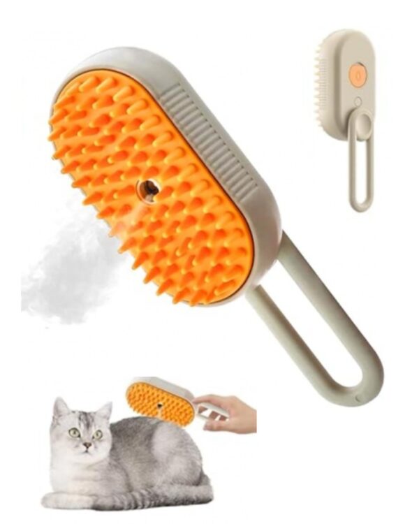 PetSpa Szczotka parowa dla kota zwierząt elektryczna do pielęgnacji sierści